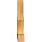 Ekena Millwork Saratoga Rough Sawn Timber Gable Bracket, Western Red Cedar, 96"W x 40"H x 6"D x 6"F, 10/12 Pitch GBW096X40X0606SAR00RWR - alternate 2